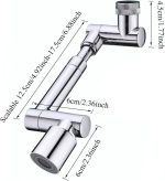 سرشیر ظرفشویی استیل 180 درجه مدل تلسکوپی - Image 4