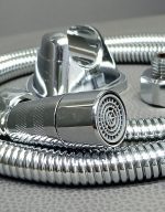 شلنگ توالت کروم براق کششی مدل اعلاء