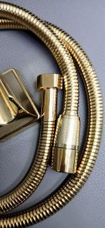 شلنگ توالت طلایی براق کششی مدل اعلاء - Image 3