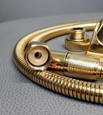 شلنگ توالت طلایی براق کششی مدل اعلاء - Image 4