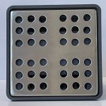 کفشور10*10بدنهABSبرفی استیل مدل مات