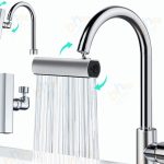 سری شیر ظرفشویی چهار حالته برنجی مدل مفصلی