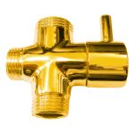 سه راهی دوش حمام طلایی براق