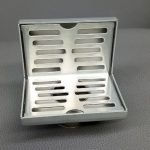 کفشور دیواری مشبک استیل مدل موازی