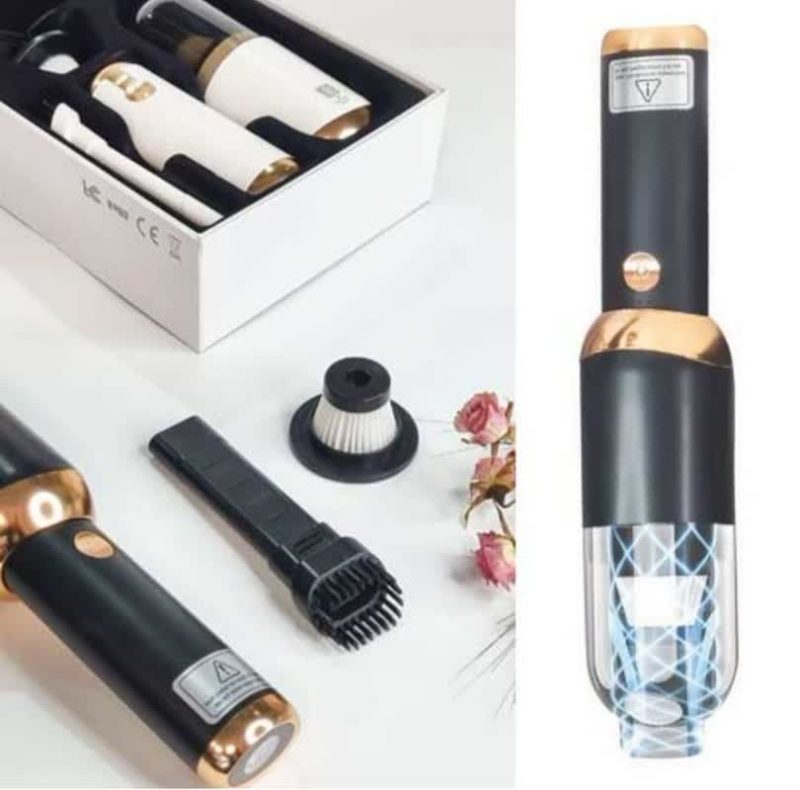 جارو شارژی خودرو چراغ قوه LED مدل P9 - Image 3