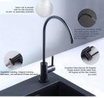 شیر تصفیه آب اهرمی مشکی مدل وارداتی