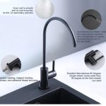 شیر تصفیه آب اهرمی مشکی مدل وارداتی