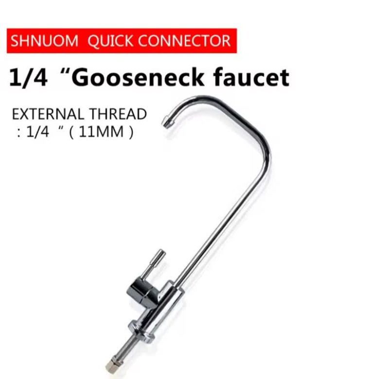 شیرتصفیه آب اهرمی کروم براق سنگین - Image 4