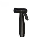 شات آف تکی توالت استیل مشکی مات بدون شلنگ