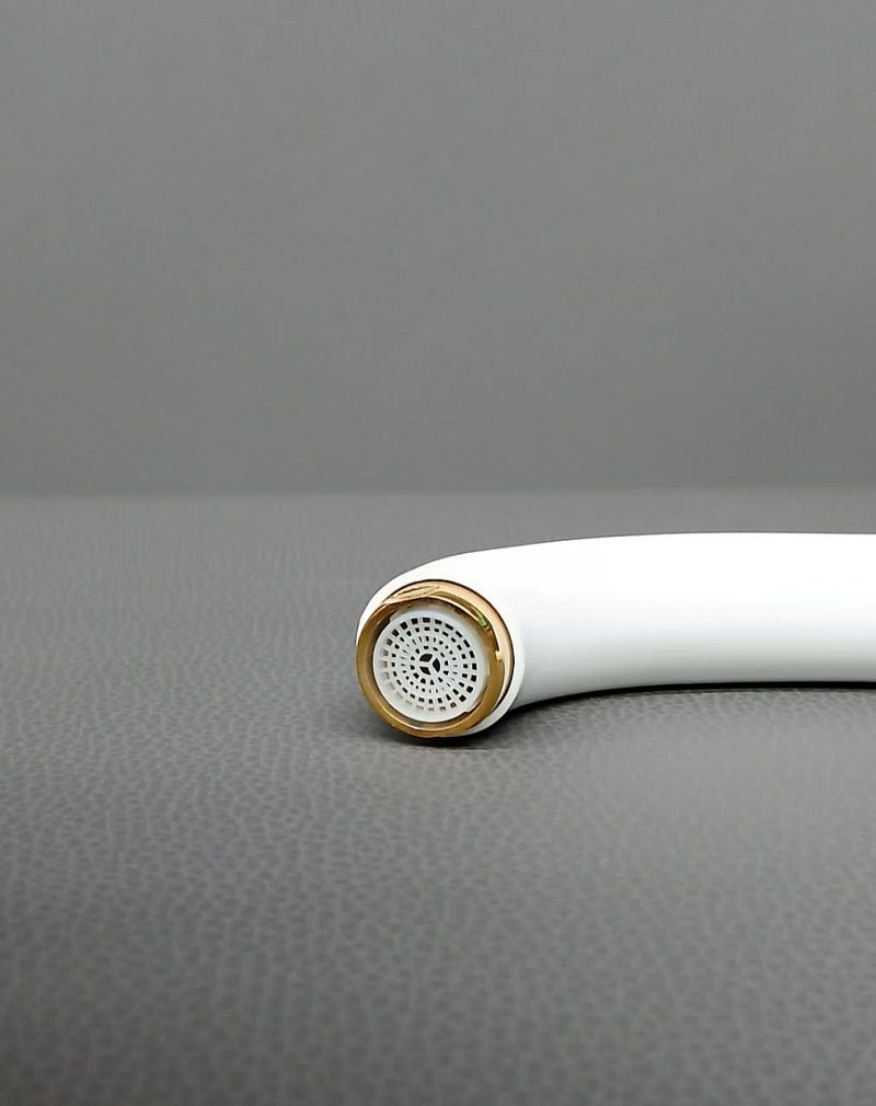 photo21701191954 علم شیرظرفشویی بلند سفیدطلا مدل کبری - Image 3