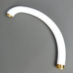 علم شیرظرفشویی بلند سفیدطلا مدل کبری