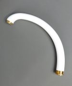 علم شیرظرفشویی بلند سفیدطلا مدل کبری