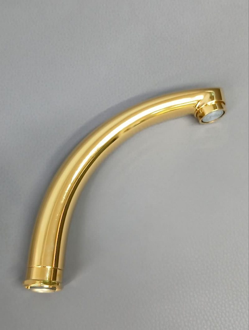 photo21701193426 علم شیرظرفشویی کوتاه طلایی مدل کبری - Image 1