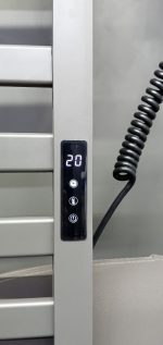 حوله خشک کن برقی مدل فلت مشکی - Image 2