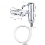 جامایع توکار ABS سبددار شلنگ بلند مدل کاریزما - Image 8