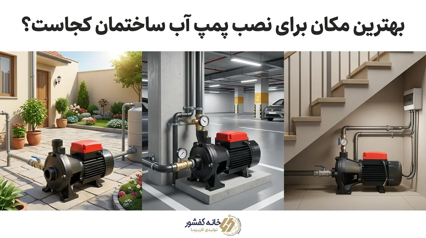 آموزش نصب پمپ آب